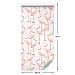 Wallpaper Pink Pattern - Rows of Pink Flamingos With Eyes Closed 150030 additionalThumb 2