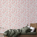 Wallpaper Pink Pattern - Rows of Pink Flamingos With Eyes Closed 150030 additionalThumb 4