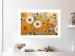 Wall Poster Orange Composition - Flowers in a Meadow in the Style of Klimt’s Paintings 151130 additionalThumb 12