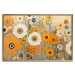 Wall Poster Orange Composition - Flowers in a Meadow in the Style of Klimt’s Paintings 151130 additionalThumb 18