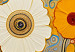 Wall Poster Orange Composition - Flowers in a Meadow in the Style of Klimt’s Paintings 151130 additionalThumb 27