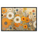 Wall Poster Orange Composition - Flowers in a Meadow in the Style of Klimt’s Paintings 151130 additionalThumb 19