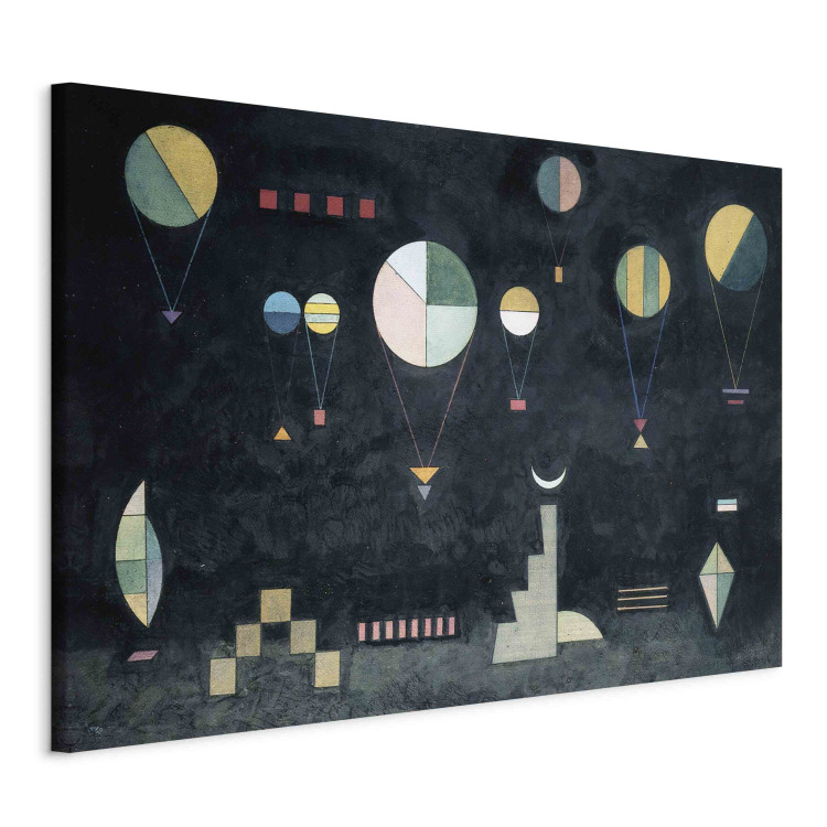 Reproduction Painting Shallow Depth - Wassily Kandinsky’s Composition on a Dark Background 151630 additionalImage 2