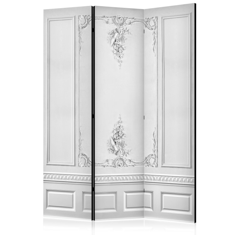 Room Divider Palace Wall - White Background With Delicate Ornaments [Room Dividers] 152030