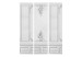 Room Divider Palace Wall - White Background With Delicate Ornaments [Room Dividers] 152030 additionalThumb 3