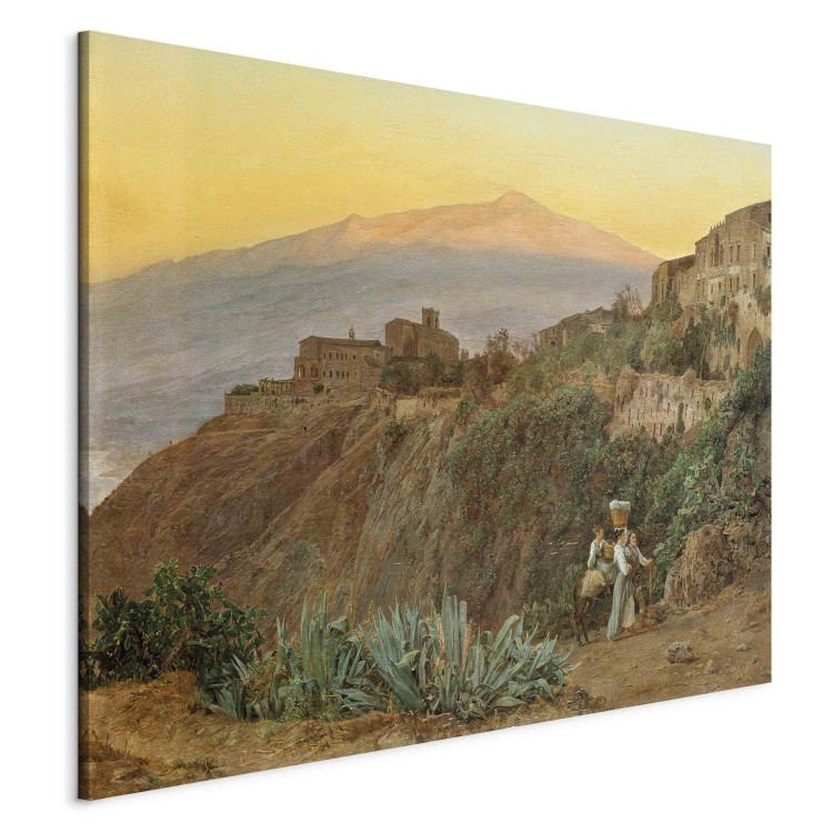 Reproduction Painting Taormina mit Ätna bei Sonnenaufgang 153330 additionalImage 2