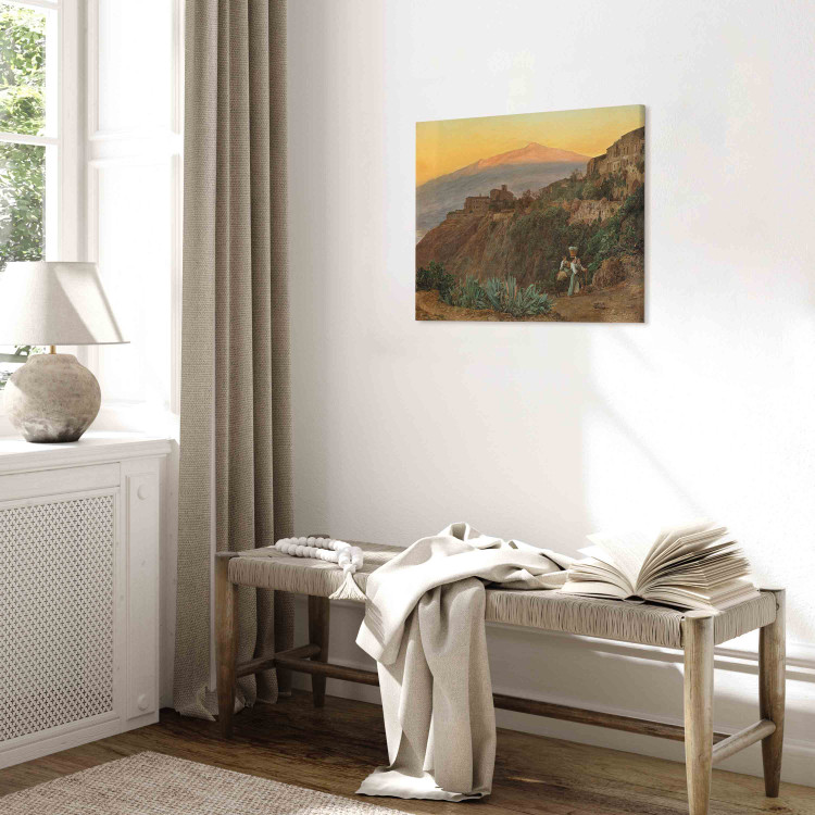 Reproduction Painting Taormina mit Ätna bei Sonnenaufgang 153330 additionalImage 4