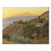 Reproduction Painting Taormina mit Ätna bei Sonnenaufgang 153330