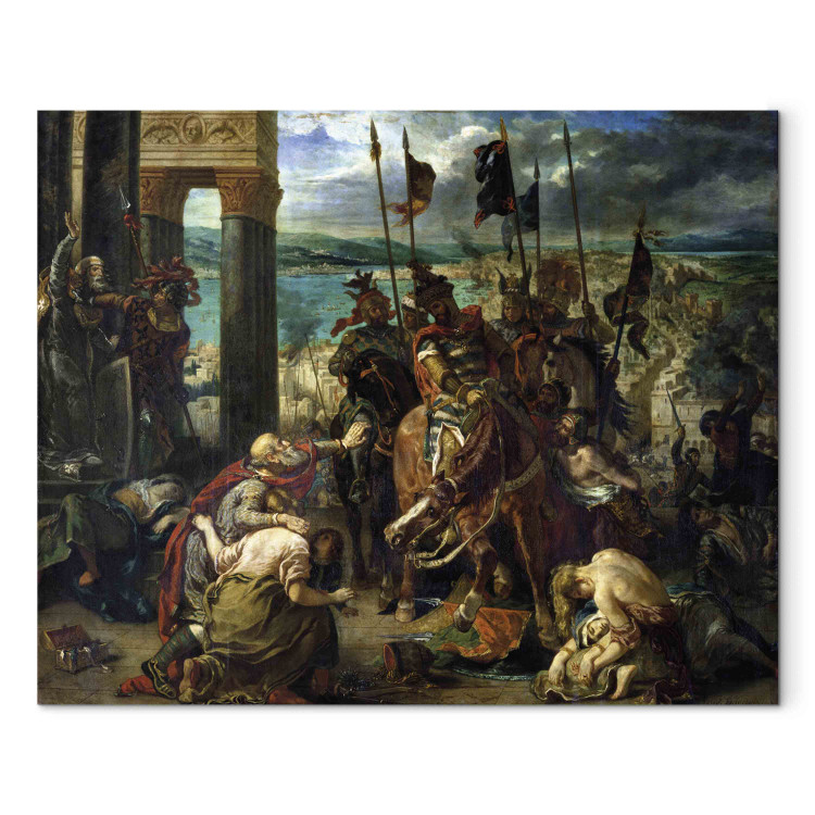 Reproduction Painting The Crusaders' entry into Constantinople 153530