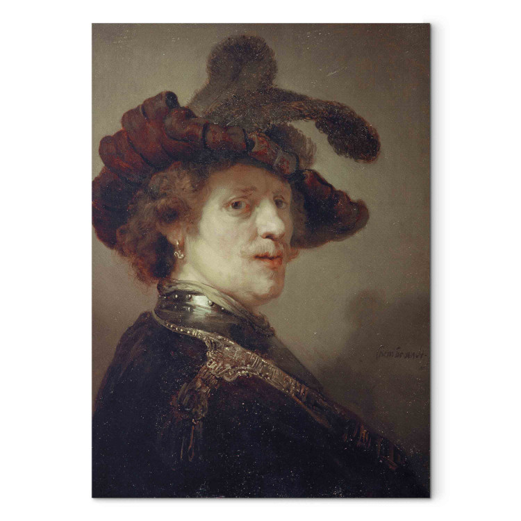 Art Reproduction Selfportrait with plumed hat 156630
