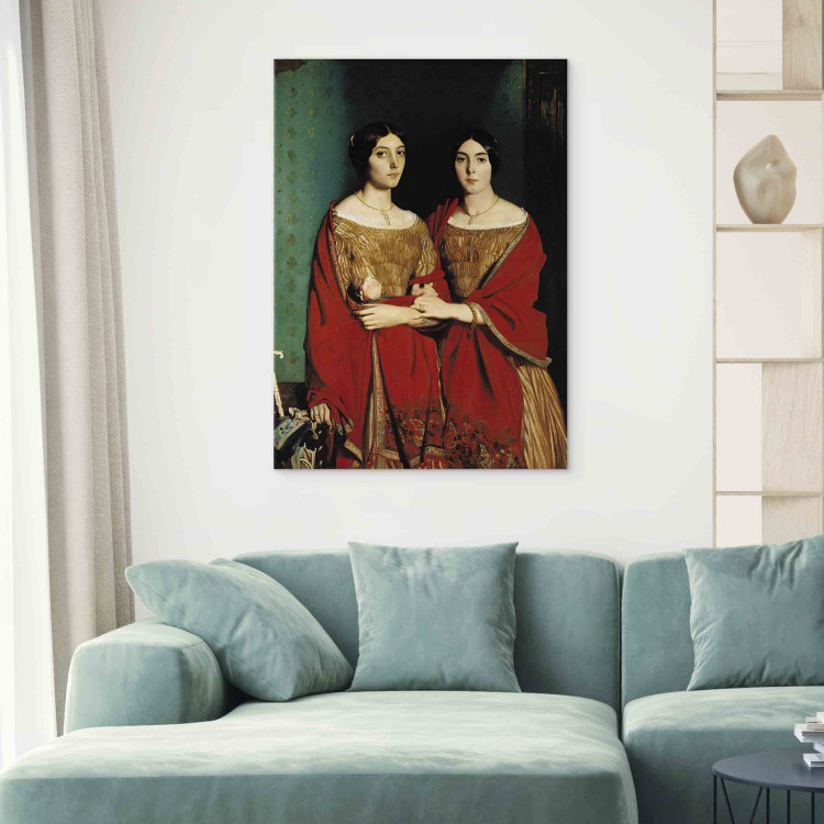 Art Reproduction The Two Sisters, or Mesdemoiselles Chasseriau: Marie-Antoinette-Adele 158530 additionalImage 5
