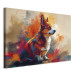 Canvas Cute Dog - Composition With Corgi Enjoying the Sunshine 159530 additionalThumb 2