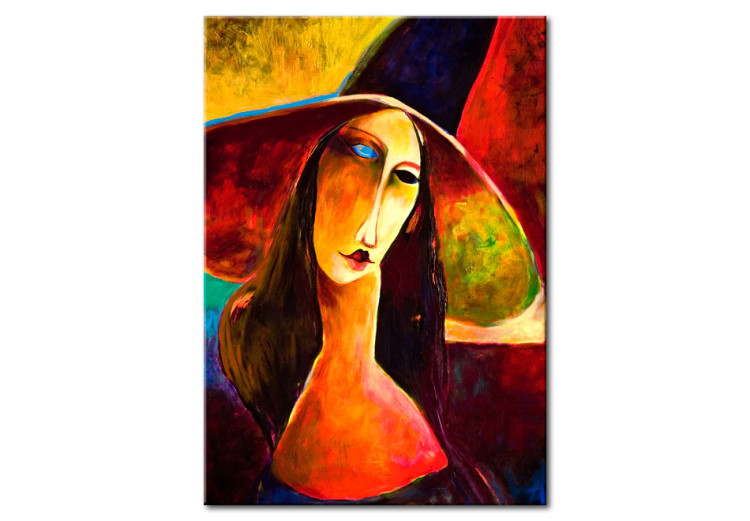 Canvas Woman with a hat 49130