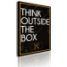 Canvas Think Outside the Box (1-part) - motivational quote in English 55230 additionalThumb 2
