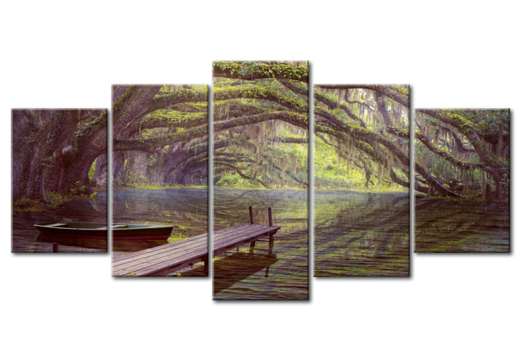 Canvas Landscape, lake and trees 58630