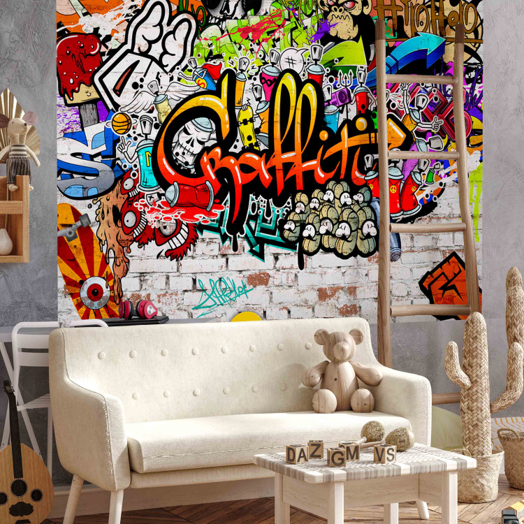 Photo Wallpaper Colorful Graffiti 61930 additionalImage 5