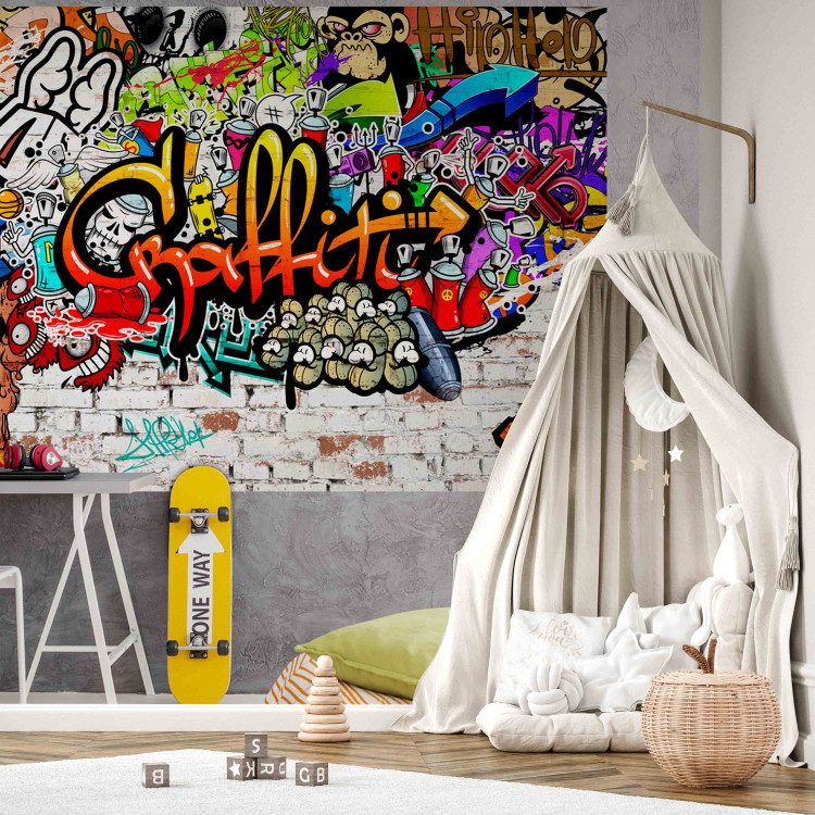 Photo Wallpaper Colorful Graffiti 61930 additionalImage 4
