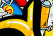 Photo Wallpaper Colorful Graffiti 61930 additionalThumb 7