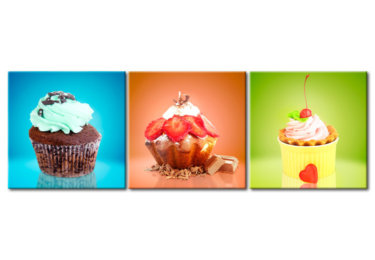 Acrylic print Sweet Muffins [Glass] 92730 additionalImage 2