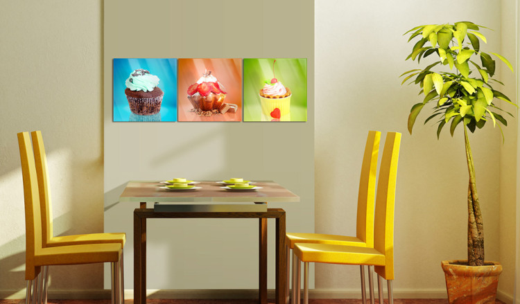 Acrylic print Sweet Muffins [Glass] 92730 additionalImage 3
