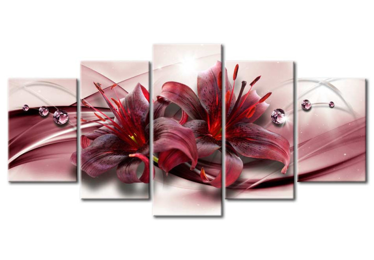 Acrylic print Pink Lily [Glass] 93730 additionalImage 2