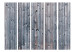 Room Divider Screen Rustic Elegance II - wooden texture with a dark gray motif 95630 additionalThumb 3