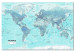 Cork Pinboard World Map: Sky Blue World [Cork Map] 98030 additionalThumb 2
