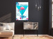 Poster Adventure is out there! - geometric abstraction with a pink bird 114440 additionalThumb 17