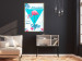 Poster Adventure is out there! - geometric abstraction with a pink bird 114440 additionalThumb 5