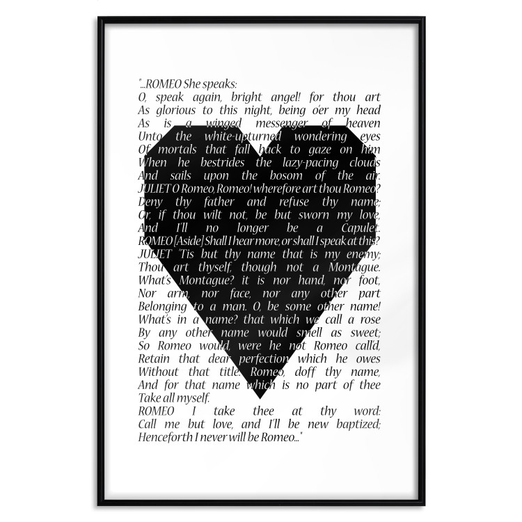 Wall Poster Romeo and Juliet - romantic composition with quotes from Shakespeare's work 114740 additionalImage 14