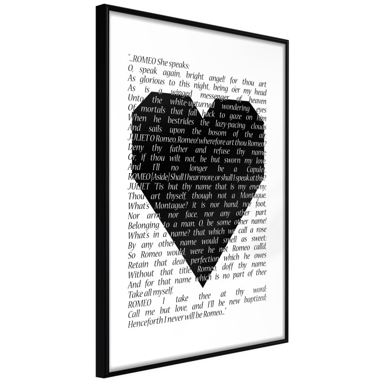 Wall Poster Romeo and Juliet - romantic composition with quotes from Shakespeare's work 114740 additionalImage 11
