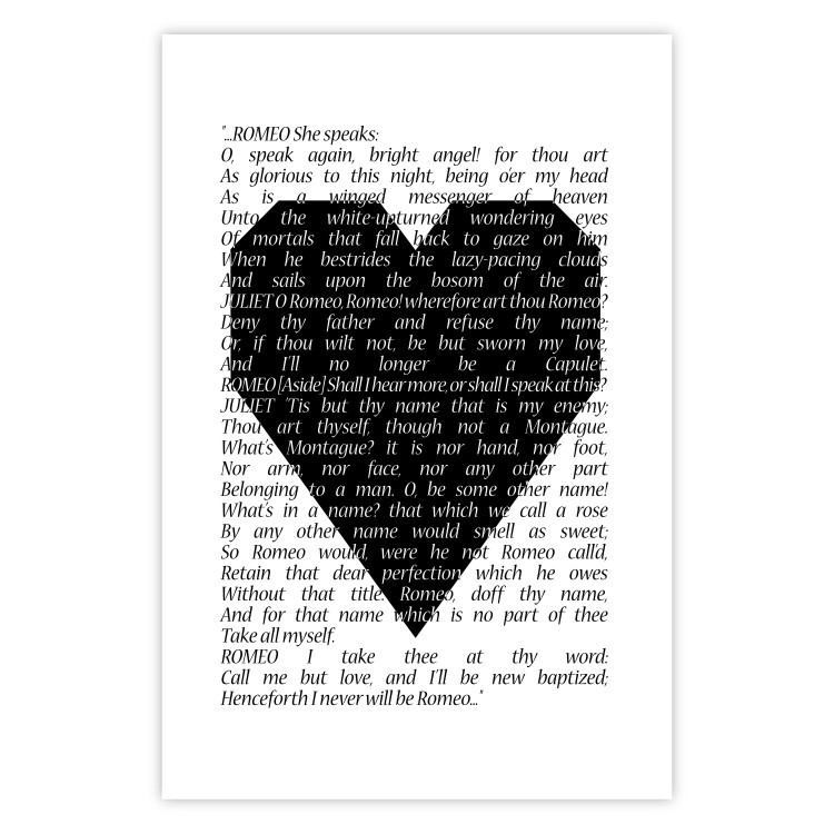 Wall Poster Romeo and Juliet - romantic composition with quotes from Shakespeare's work 114740 additionalImage 18