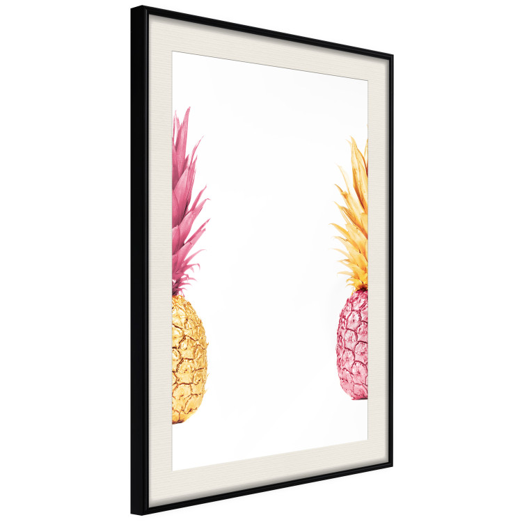 Poster Contrasts - composition with colorful tropical fruits and white background 116940 additionalImage 3