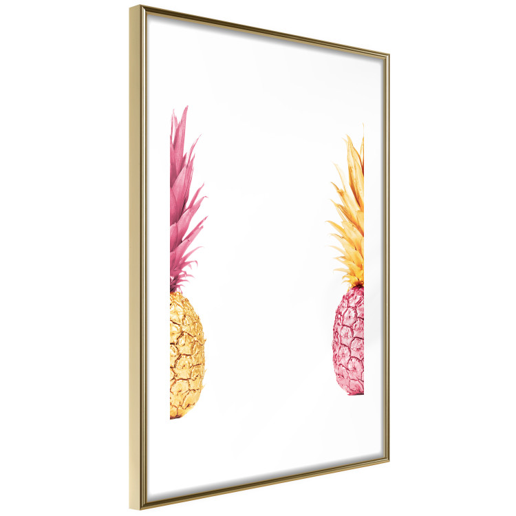 Poster Contrasts - composition with colorful tropical fruits and white background 116940 additionalImage 8