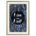 Poster I can and I will - dark composition with white English text 117540 additionalThumb 19