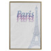 Poster Paris in Watercolors - composition with the Eiffel Tower and English texts 118640 additionalThumb 16
