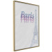 Poster Paris in Watercolors - composition with the Eiffel Tower and English texts 118640 additionalThumb 14