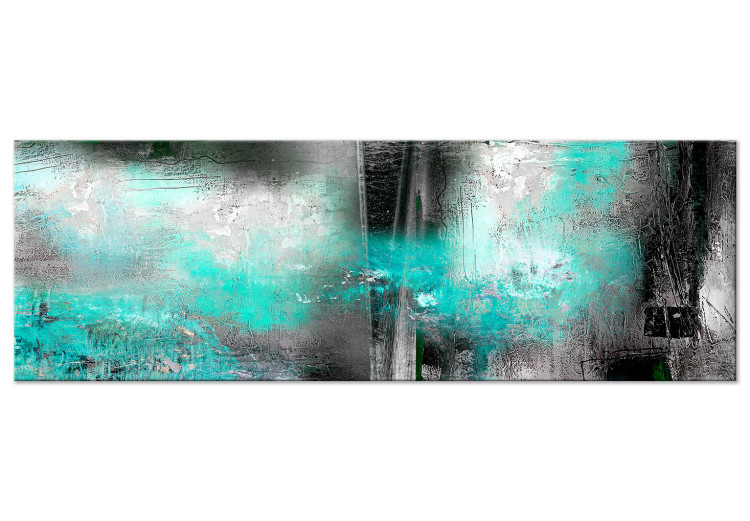 Canvas Turquoise Fog (1 Part) Narrow 122340