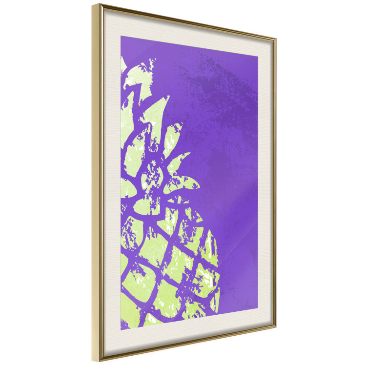 Wall Poster Fragment of Exoticism - abstract tropical fruit on a purple background 122640 additionalImage 2