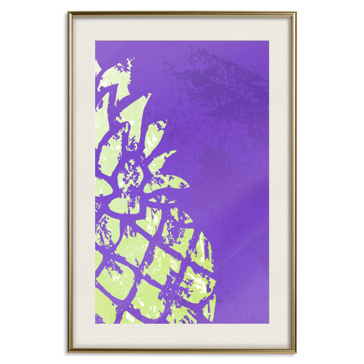 Wall Poster Fragment of Exoticism - abstract tropical fruit on a purple background 122640 additionalImage 19