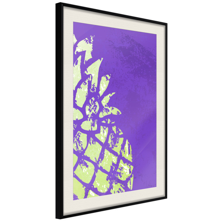 Wall Poster Fragment of Exoticism - abstract tropical fruit on a purple background 122640 additionalImage 3