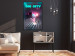 Wall Poster Big City Vibes - blue and pink captions in fantasy motif 123640 additionalThumb 3