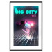 Wall Poster Big City Vibes - blue and pink captions in fantasy motif 123640 additionalThumb 15