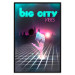 Wall Poster Big City Vibes - blue and pink captions in fantasy motif 123640 additionalThumb 18