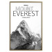 Poster Mount Everest - black and white mountain landscape with English captions 123740 additionalThumb 16