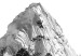 Poster Mount Everest - black and white mountain landscape with English captions 123740 additionalThumb 9