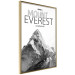 Poster Mount Everest - black and white mountain landscape with English captions 123740 additionalThumb 12