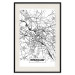 Wall Poster City Map: Wrocław - black and white map of Wrocław with city name 123840 additionalThumb 18