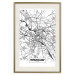 Wall Poster City Map: Wrocław - black and white map of Wrocław with city name 123840 additionalThumb 19