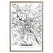 Wall Poster City Map: Wrocław - black and white map of Wrocław with city name 123840 additionalThumb 20